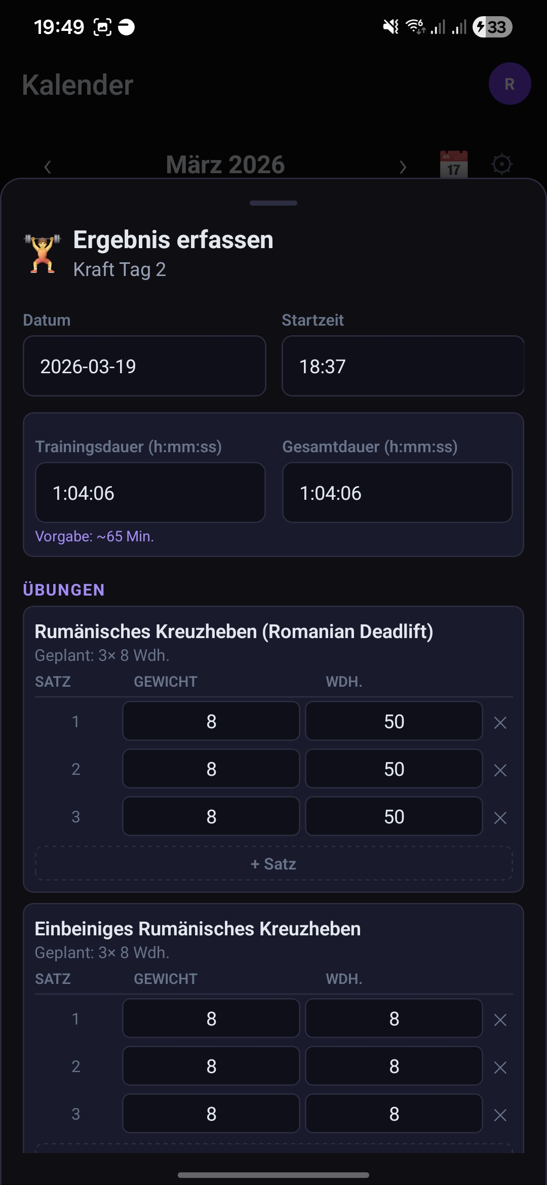 Kraft-Session Editor
